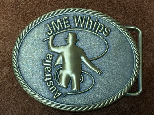 JME Whips belt buckle
